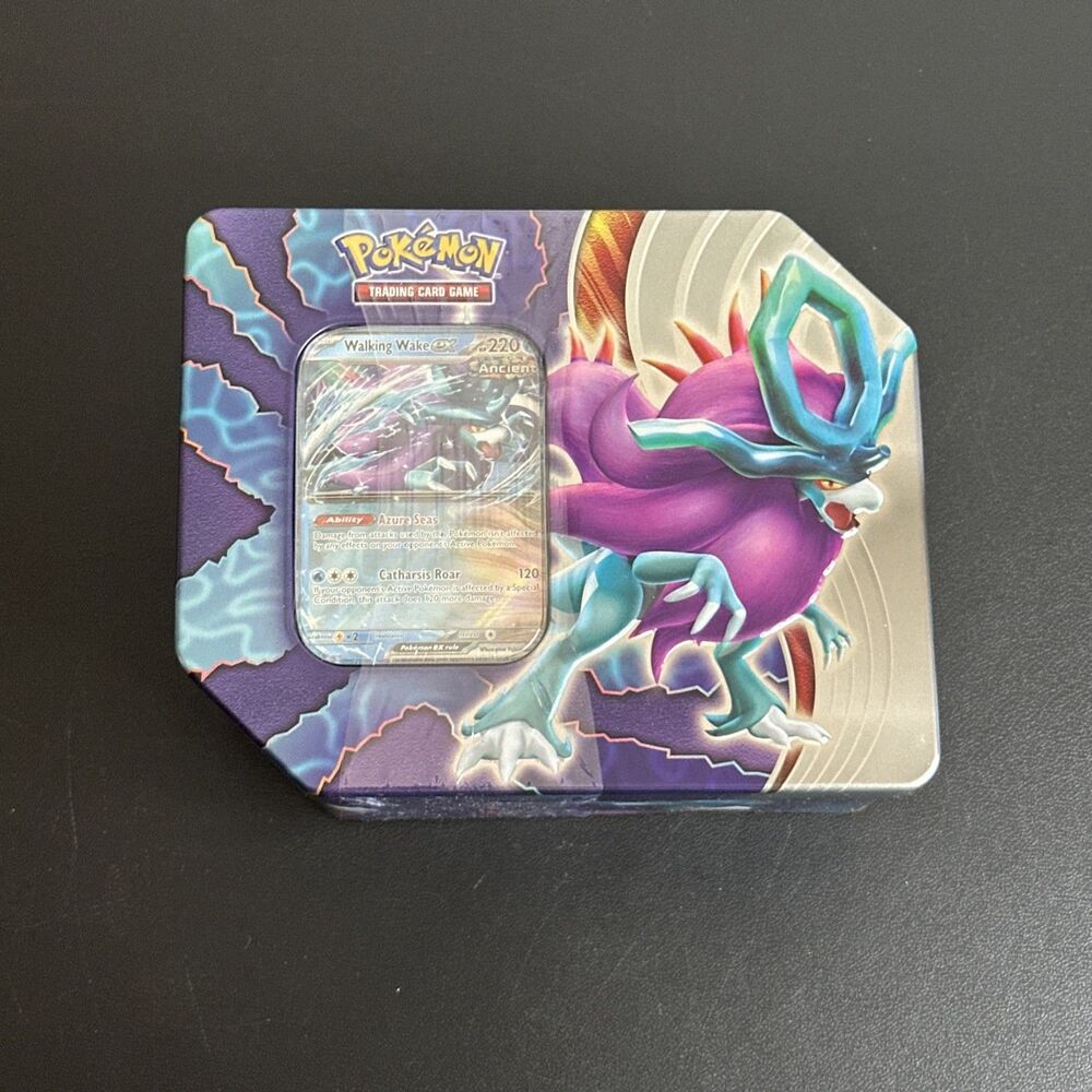Pokemon Paradox Destinies Walking Wake Tin Sealed
